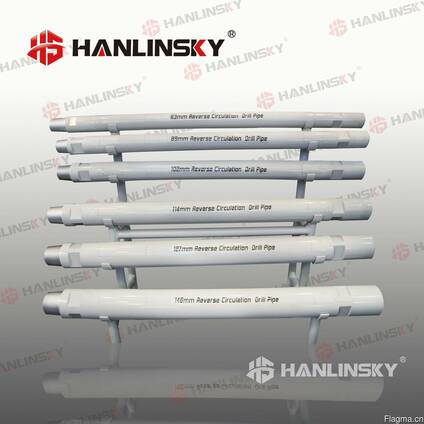 Reverse circulation drill pipes, RC,89mm,102mm,127mm,146mm