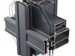 Aluminum profiles for building curtain walls