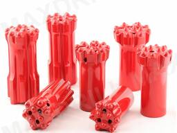 Maxdrill R32 Drill Bit Flat Front Button Bit Dia 43mm Drill