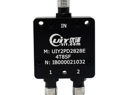 C Band 4.0 to 8.0 GHz 1 Input 2 Output RF 2 Way Power Divider