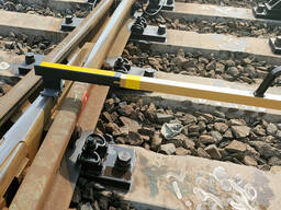 Digital Track gauge for checking the rail gauge measuring back to back distance