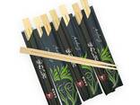 Disposable bamboo chopsticks, Chinese food, Japanese food and other Asian food use, takeaw - фото 3