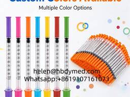 Disposable Sterile Insulin Syringe 0.3ml 0.5ml 1ml U100 Ultra Fine Needle for Diabetes Car