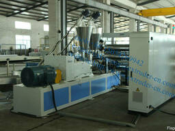 Экструзионная линия для листов из жесткого ПВХ 1500мм*0.3-2.