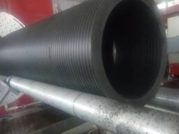 Экструзионная линия по производству трубы оболочки ПНД спиролайн.