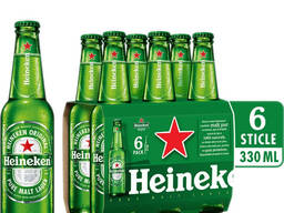 Heineken Beer 6x330 ml - Dutch Lager Origin