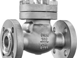 Клапаны обратные поворотные нержавеющие CF8 Ру160 Ду50