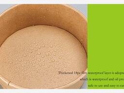 Kraft paper bowl, takeaway snacks and meals are all available, welcome to buy.