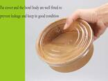 Kraft paper bowl, takeaway snacks and meals are all available, welcome to buy. - фото 1