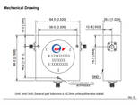 L Band 1.0~2.0GHz RF Broadband Coaxial Circulator IL 0.6dB 100W - фото 3