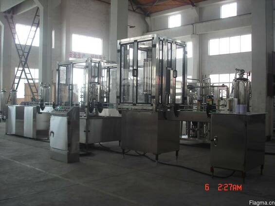 Линия розлива негазированных напитков в аюминиевые банки