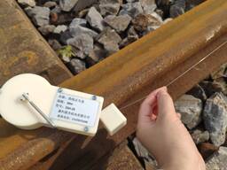 Magnetic Versine Measuring Device for Rail Cruve Measurement