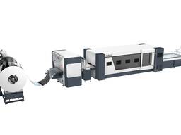 Shear line for steel coiling sheet