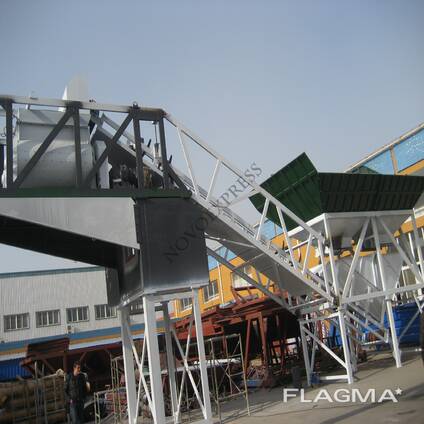 Мобильный бетонный завод / YHZS75