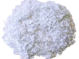 Wholesale 100% Virgin PET Flakes Natural Color Hot Wash Crushed Water Bottle Scrap High Qu