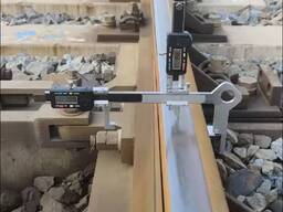 Sliding Digital Rail Wear Gauge for Switch Position Rail Wear Measuring