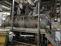 Then красильная машина работает на газу