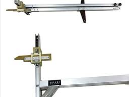 Third rail gauge Contact rail ruler for railway inspection