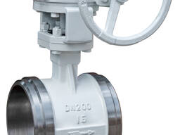 Затворы дисковые поворотные приварные WCB Ру16 Ду200