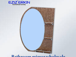 Mirror in the bathroom.