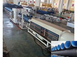 High-Speed PVC/PE/HDPE/ MPP Extrusion Line for Double Wall Corrugated Pipe